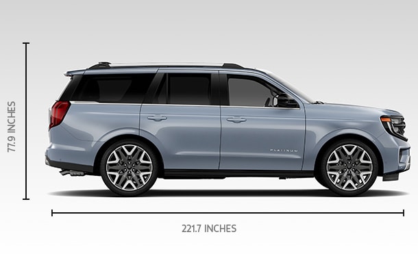 Discover the dimensions of the Ford Expedition SUV, available in Puerto Rico