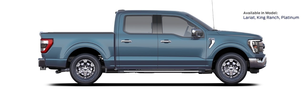 2023 Ford F-150 Stunning Work Pickup in Azure Gray Metallic Tri-Coat