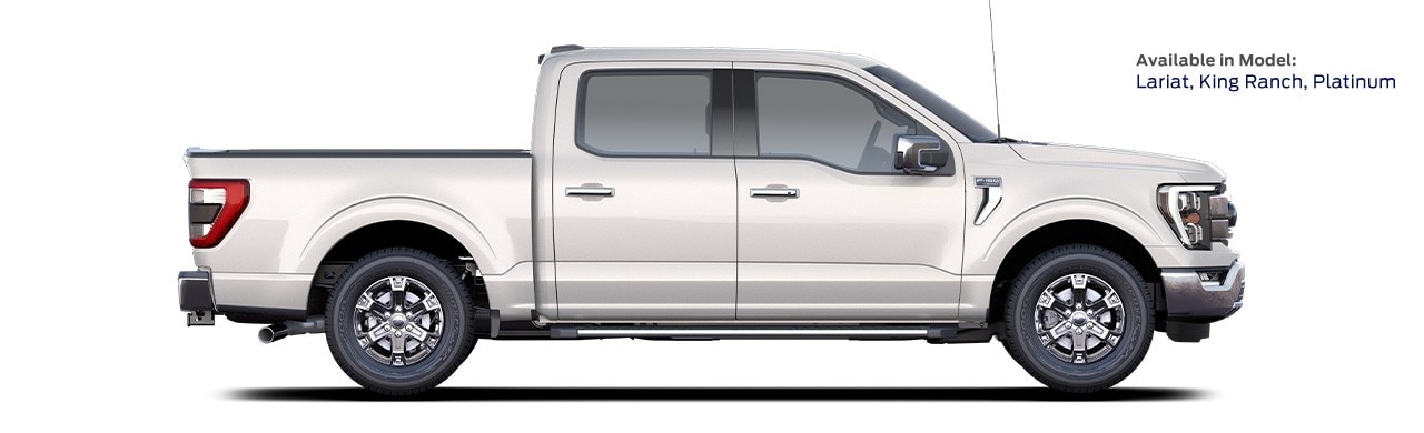 2023 Ford F-150 Stunning Work Pickup in Star White Metallic Tri-Coat