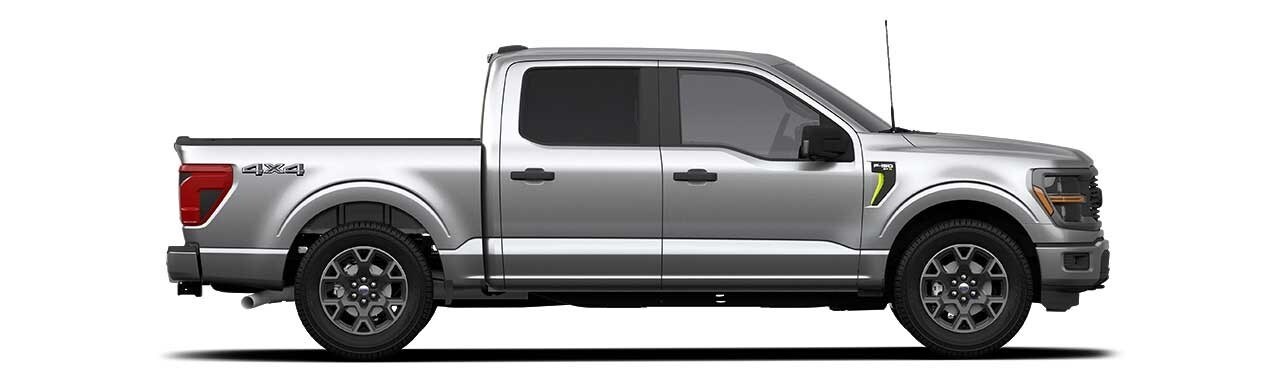 2024 Ford F-150, STX Version Truck in Iconic Silver Metallic