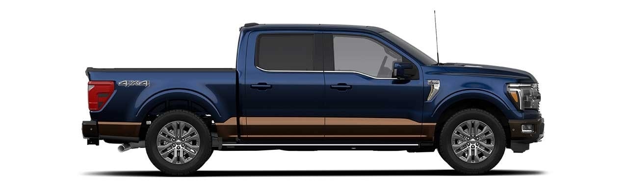 Ford F-150 2024, Camioneta Pickup Versión King Ranch en Color Antimatter Blue Metallic