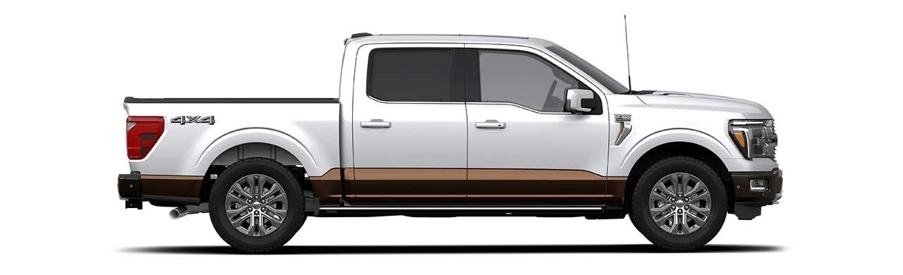 Ford F-150 2024, Camioneta Pickup Versión King Ranch en Color Star White Metallic Tri-Coat