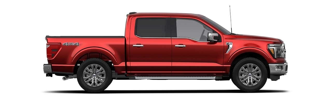 Ford F-150 2024, Camioneta Pickup Versión Lariat en Color Rapid Red Metallic Tinted Clearcoat
