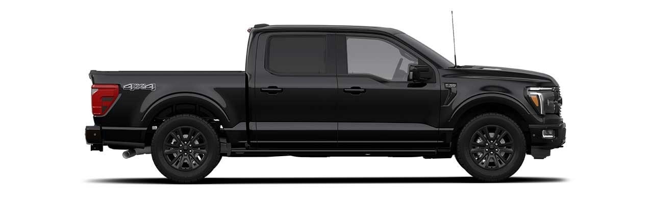 Ford F-150 2024, Camioneta Pickup Versión Platinum en Color Agate Black Metallic