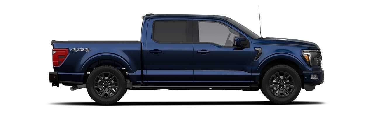 Ford F-150 2024, Camioneta Pickup Versión Platinum en Color Antimatter Blue Metallic