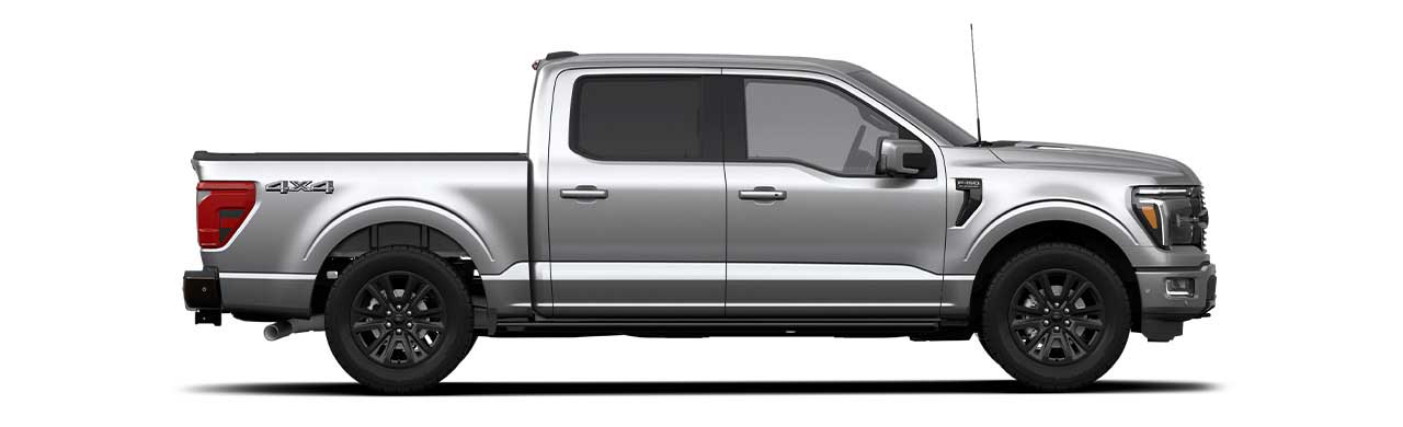 Ford F-150 2024, Camioneta Pickup Versión Platinum en Color Iconic Silver Metallic