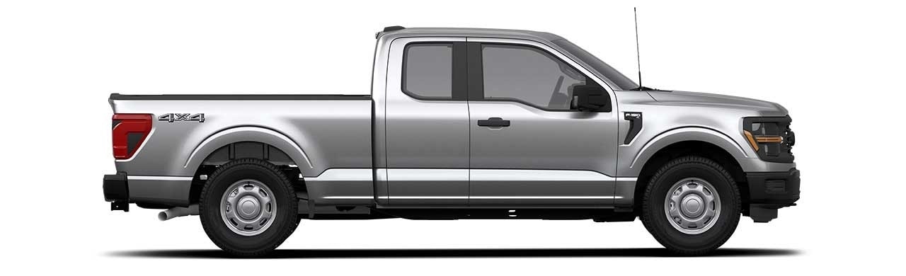 Ford F-150 2024, Camioneta Pickup Versión XL en Color Iconic Silver Metallic