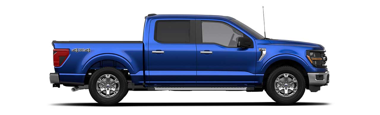 Ford F-150 2024, Camioneta Pickup Versión XLT en Color Atlas Blue Metallic