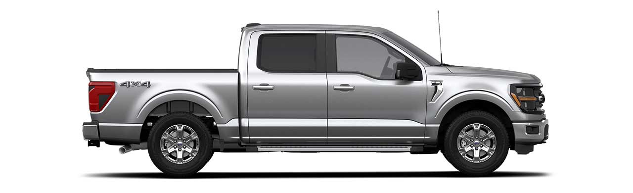 Ford F-150 2024, Camioneta Pickup Versión XLT en Color Iconic Silver Metallic