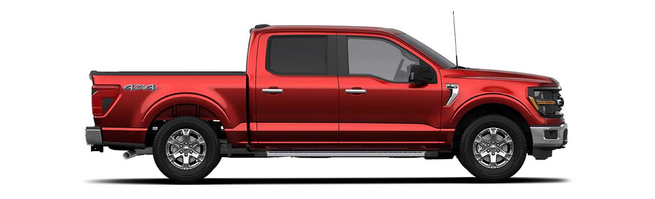 Ford F-150 2024, Camioneta Pickup Versión XLT en Color Rapid Red Metallic Tinted Clearcoat