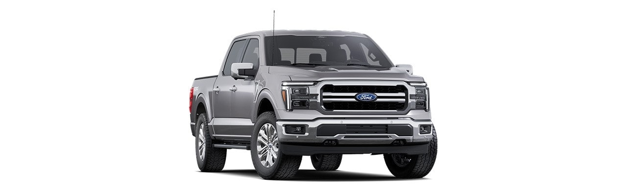 Ford F-150 Lariat 2025, pickup in Iconic Silver color in Puerto Rico