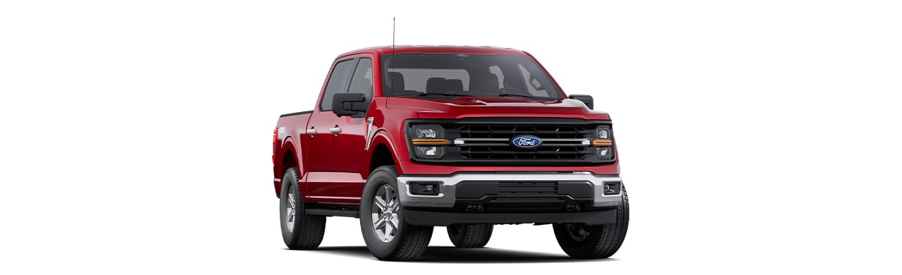 Ford F-150 XLT 2025, pickup in Rapid Red Metallic Tinted Clearcoat color in Puerto Rico