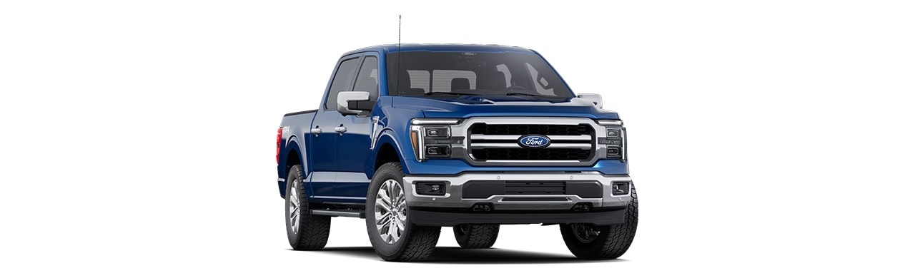 Ford F-150 Lariat 2025, pickup in Atlas Blue Metallic color in Puerto Rico