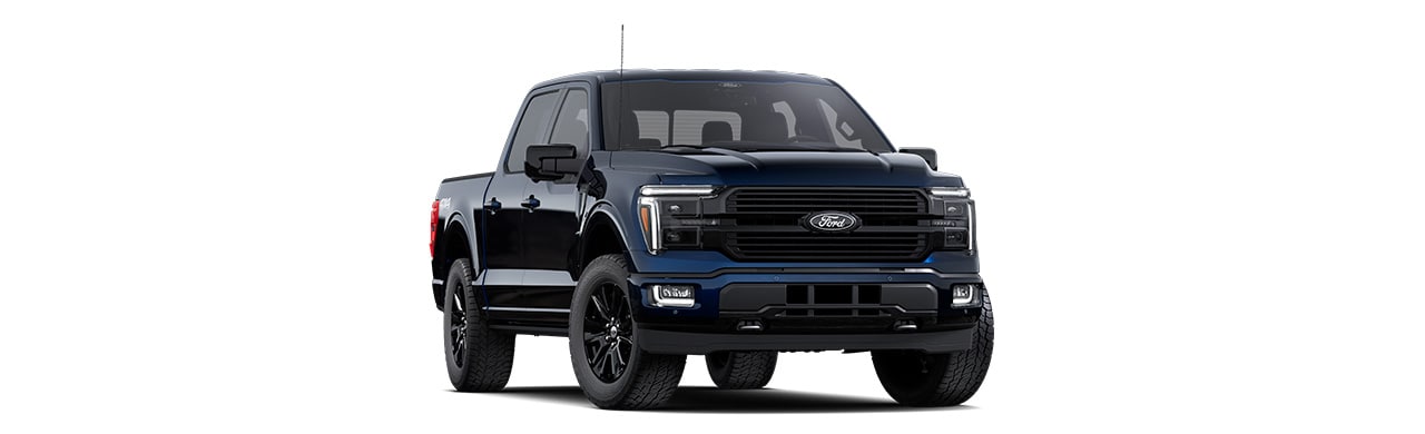 Ford F-150 Platinum 2025, pickup in Antimatter Blue Metallic color in Puerto Rico
