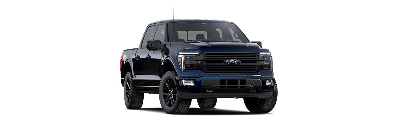 Ford F-150 Platinum 2025, pickup in Antimatter Blue Metallic color in Puerto Rico