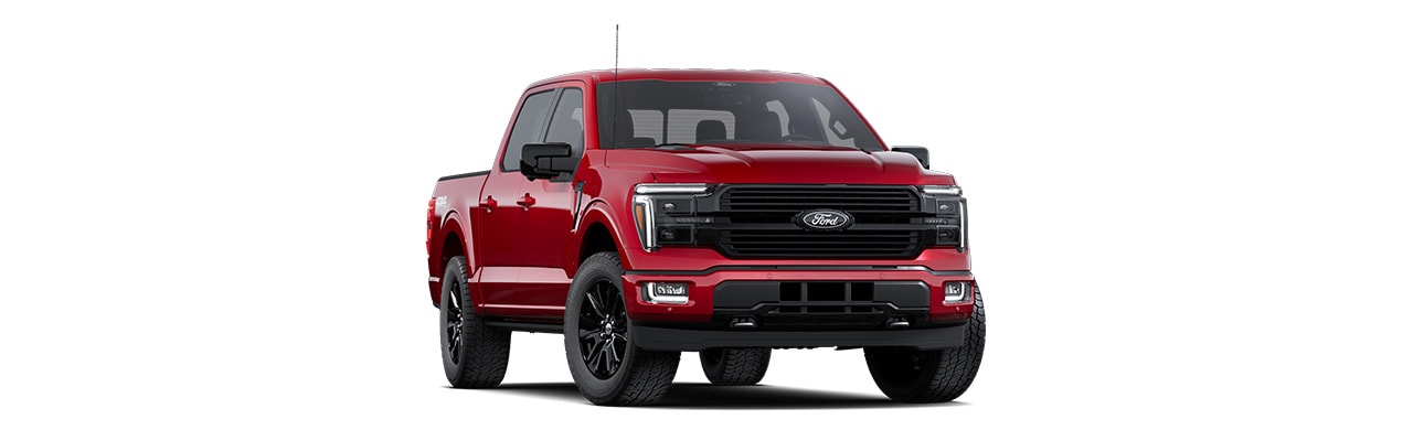 F-150 Platinum 2025, pickup in Rapid Red Metallic Tinted Clearcoat color in Puerto Rico