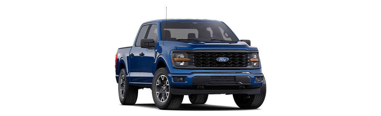 Ford F-150 STX 2025, pickup in Atlas Blue Metallic color in Puerto Rico