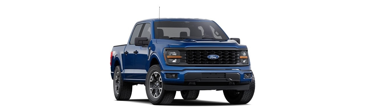 Ford F-150 STX 2025, pickup in Atlas Blue Metallic color in Puerto Rico