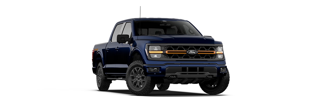 Ford F-150 Tremor 2025, pickup in Antimatter Blue Metallic color in Puerto Rico