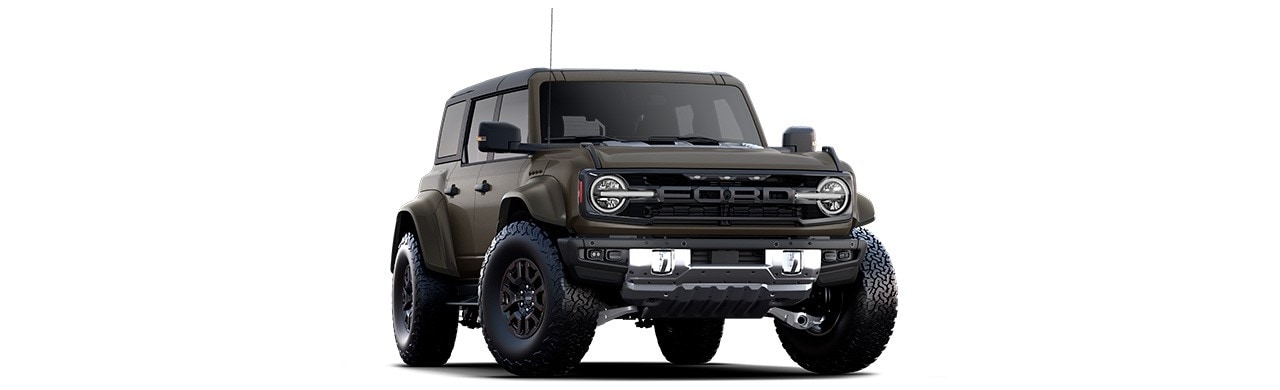 Ford Bronco Raptor 2025, 4x4 off-road en color Marsh Gray