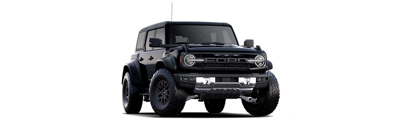 Ford Bronco Raptor 2025, 4x4 off-road en color Shadow Black
