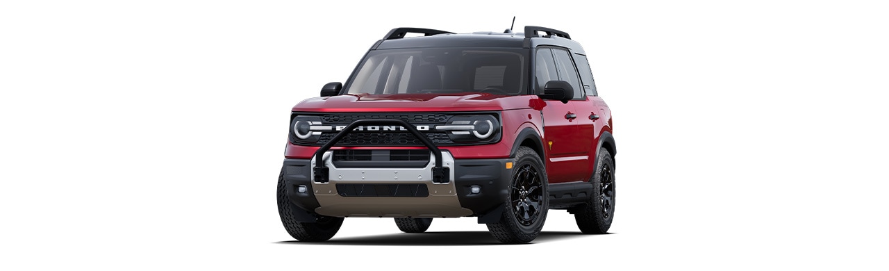 Ford Bronco Sport 2025 Badlands, SUV en color en color Rojo Ruby en Puerto Rico