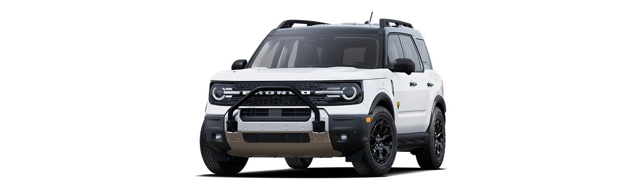 2025 Ford Bronco Sport Badlands, 4x4 SUV in Oxford White in Puerto Rico