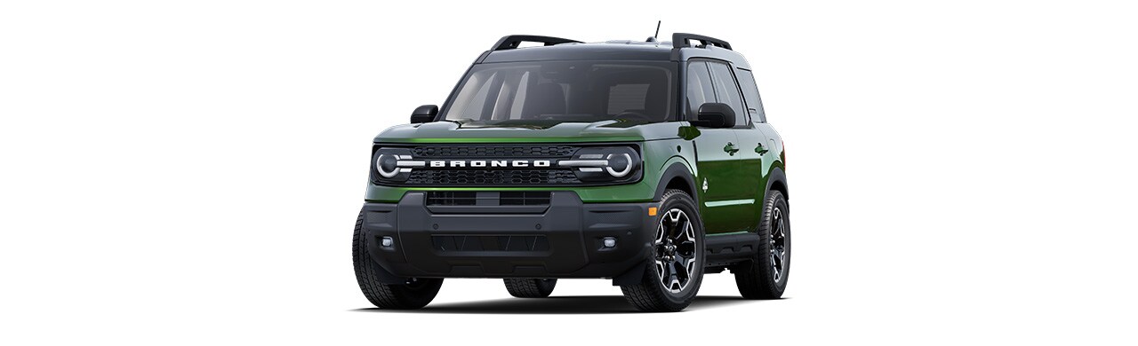 2025 Ford Bronco Sport Outer Banks, 4x4 SUV in Eruption Green in Puerto Rico