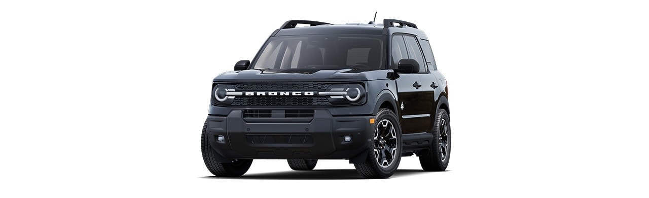 2025 Ford Bronco Sport Outer Banks, 4x4 SUV in Oxford White in Puerto Rico Shadow Black