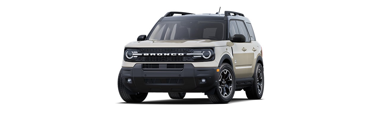 2025 Ford Bronco Sport Outer Banks, 4x4 SUV in Velocity Blue in Puerto Rico Terrain