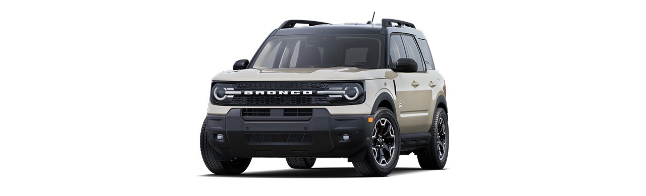 2025 Ford Bronco Sport Outer Banks, 4x4 SUV in Velocity Blue in Puerto Rico Terrain