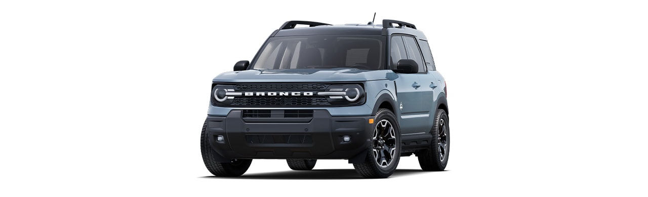 Ford Bronco Sport 2025 Outer Banks, SUV en color Azure Gray en Puerto Rico