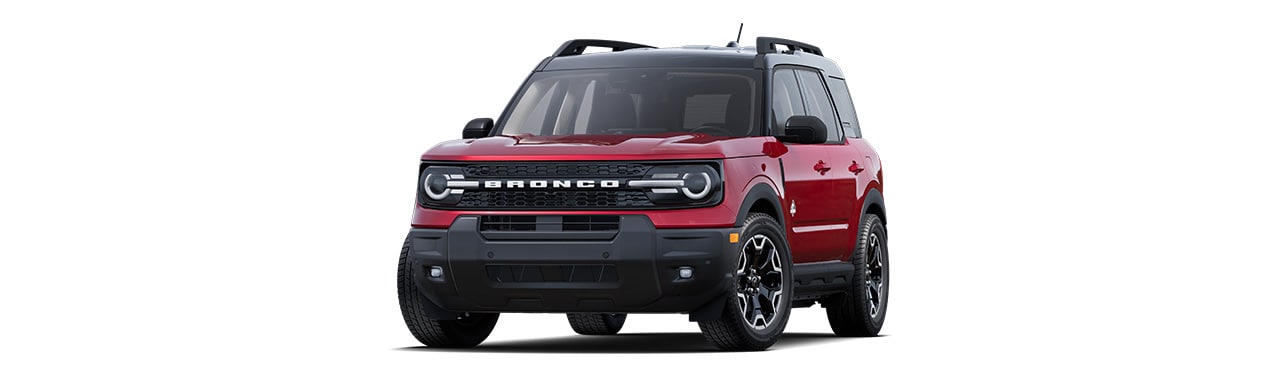 Ford Bronco Sport 2025 Outer Banks, SUV en color Ruby Red en Puerto Rico