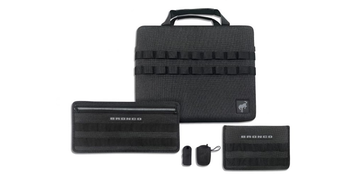 Meet Ford Bronco Accessories in PR, Cargo Organizer - Rear, Sunvisor Organizer, Owners Manual, Key Fob Cover, Key Cover