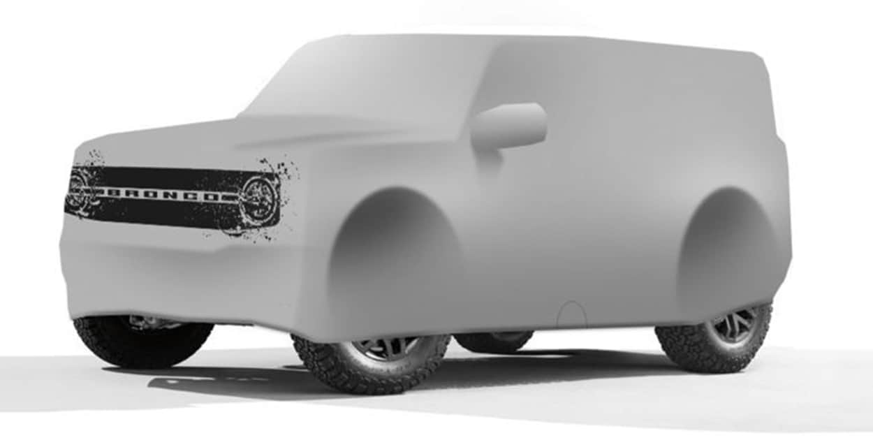 Meet Ford Bronco Accessories in PR, Full Vehicle Cover - 2d Color, 2-Door, Without Roof Rails