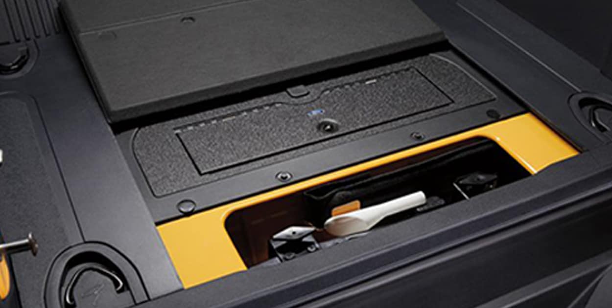 Meet Ford Bronco Accessories in PR, In-Vehicle Safe By Console Vault - Rear, Under Floor