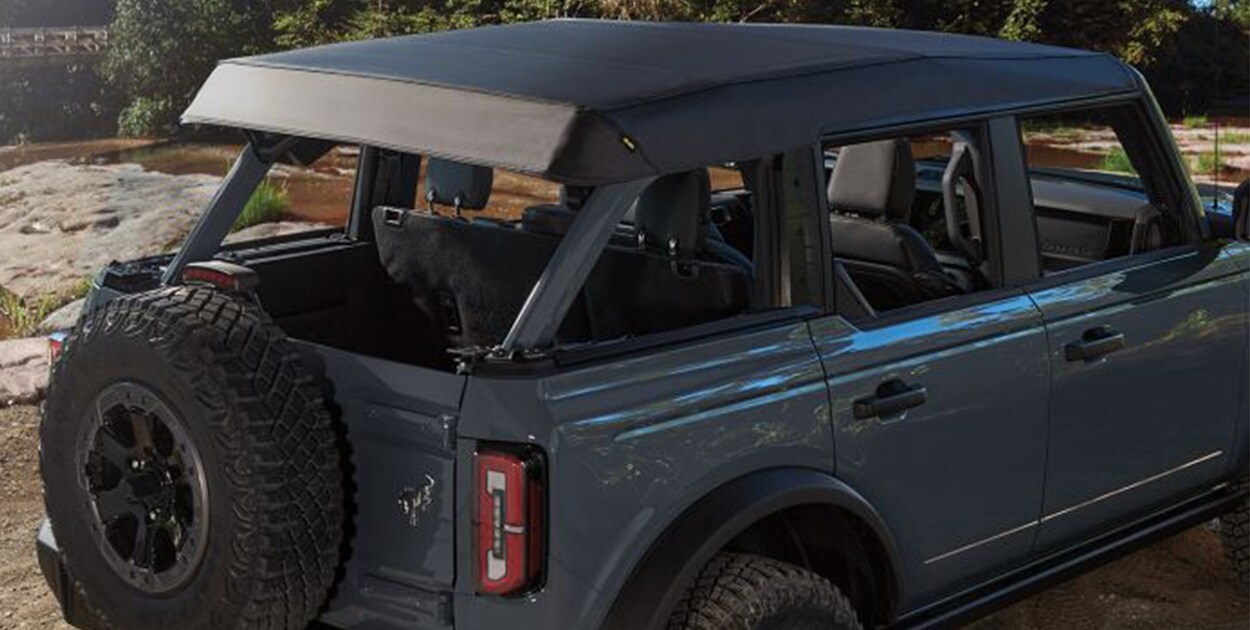 Meet Ford Bronco Accessories in PR, Retractable Top - Soft, Vinyl, 4 Door (Trektop)