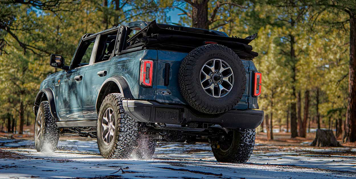 Disfruta al Máximo tus aventuras Todoterreno con los Neumáticos de 35" de Ford Bronco 2021