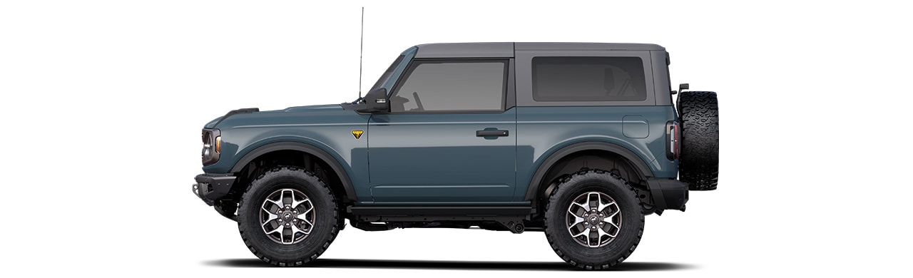 Discover the 2022 Ford Bronco Off-Road SUV 2-door in Color Area 51