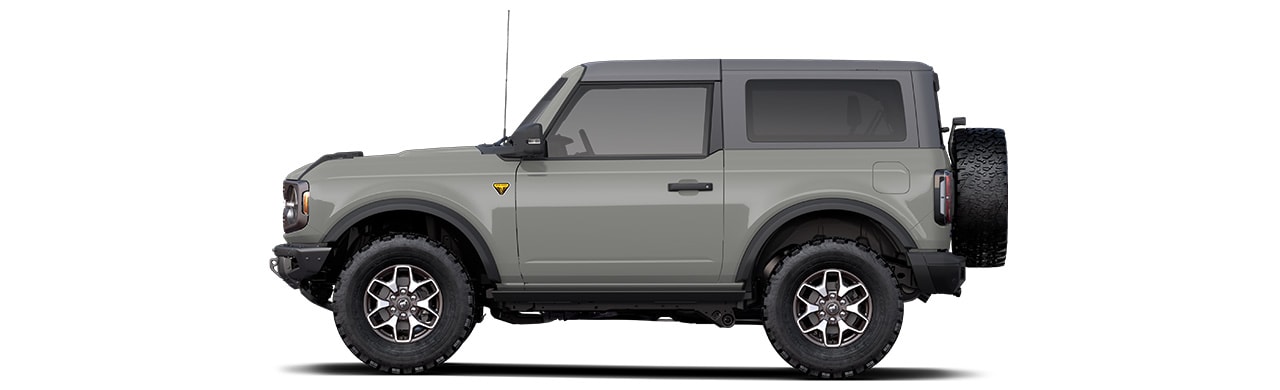 Descubre la SUV Ford Bronco 2022 2 Puertas en color Cactus Gray