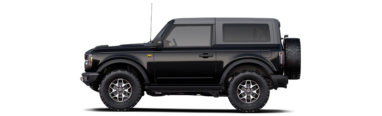 Descubre la SUV Ford Bronco 2022 2 Puertas en color Shadow Black