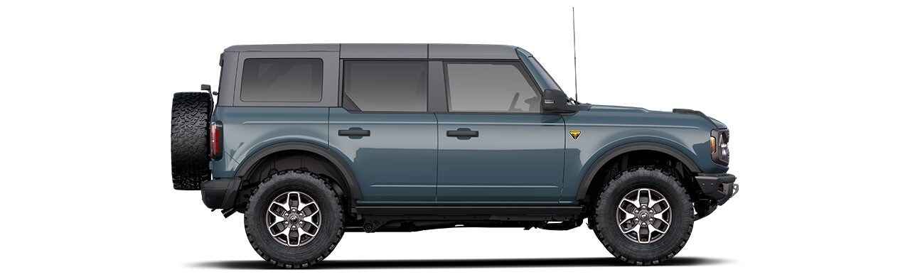 Discover the 2022 Ford Bronco Off-Road SUV 4-door in Color Area 51
