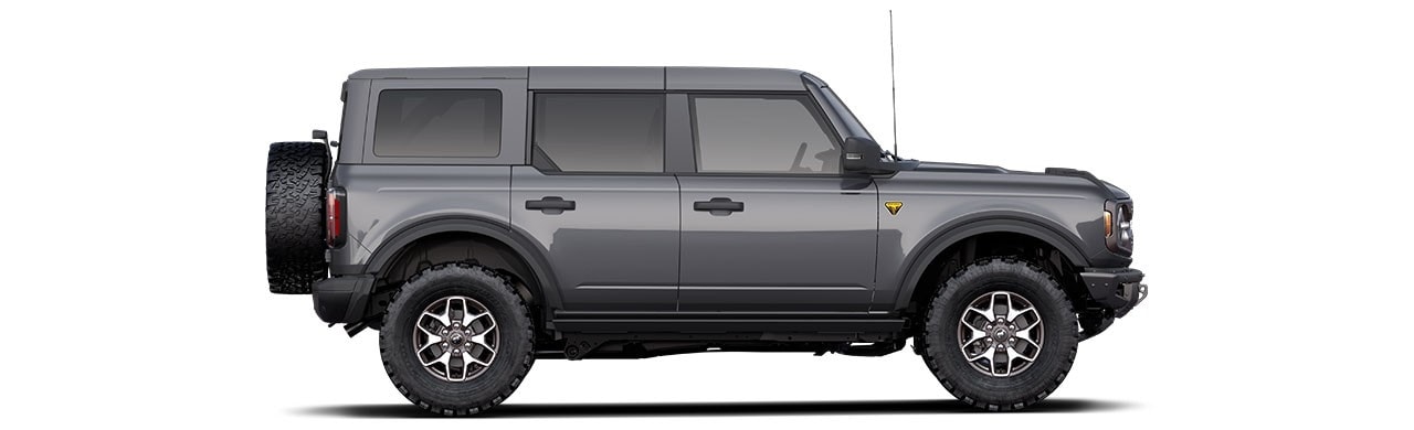 Descubre la SUV Ford Bronco 2022 4 Puertas en color Carbonized Gray