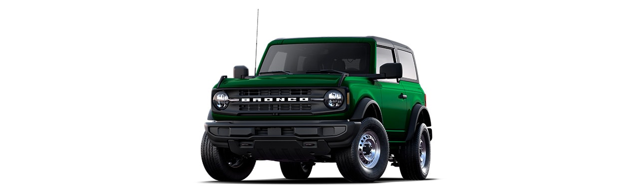 Descubre la SUV Ford Bronco 2025 2 Puertas en color Eruption Green Metallic