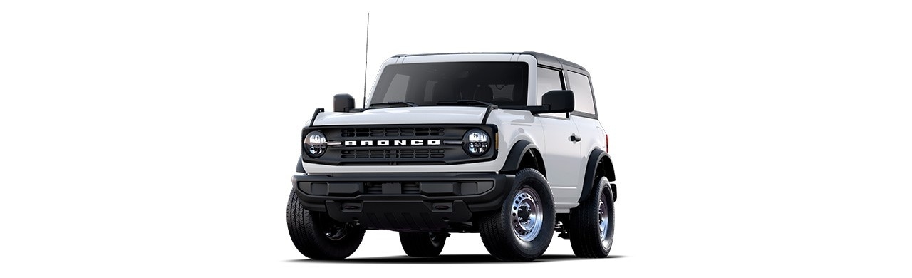 Discover the 2025 Ford Bronco Off-Road SUV 2-door in Color Oxford White