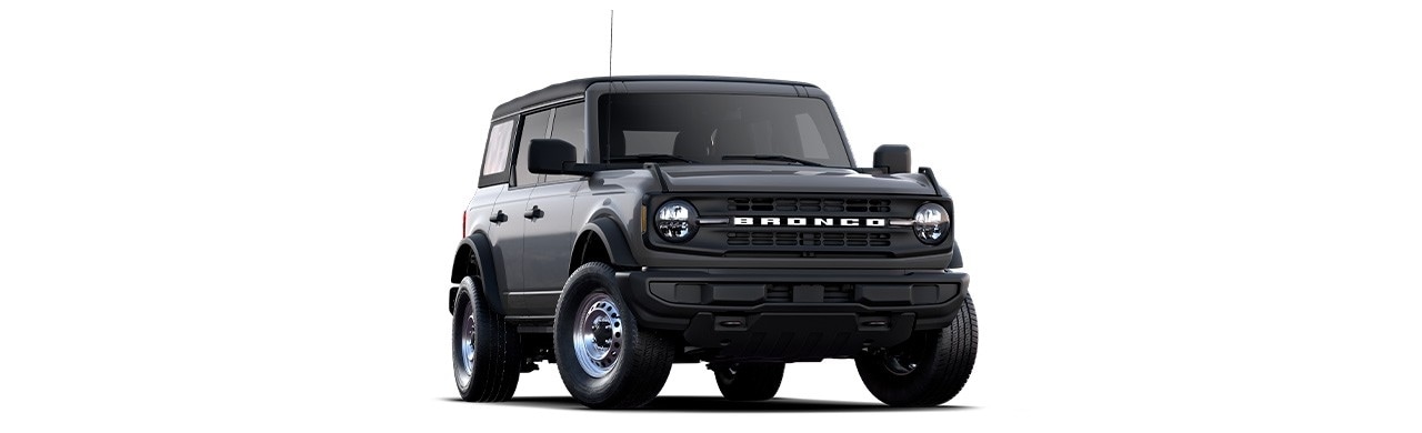 Discover the 2025 Ford Bronco Off-Road SUV 4-door in Color Carbonized Gray Metallic