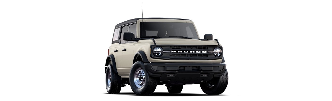 Discover the 2025 Ford Bronco Off-Road SUV 4-door in Color Desert Sand