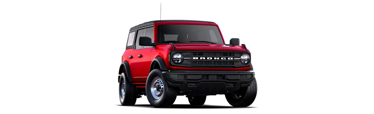 Descubre la SUV Ford Bronco 2025 4 Puertas en color Ruby Red Metallic Tinted Clearcoat