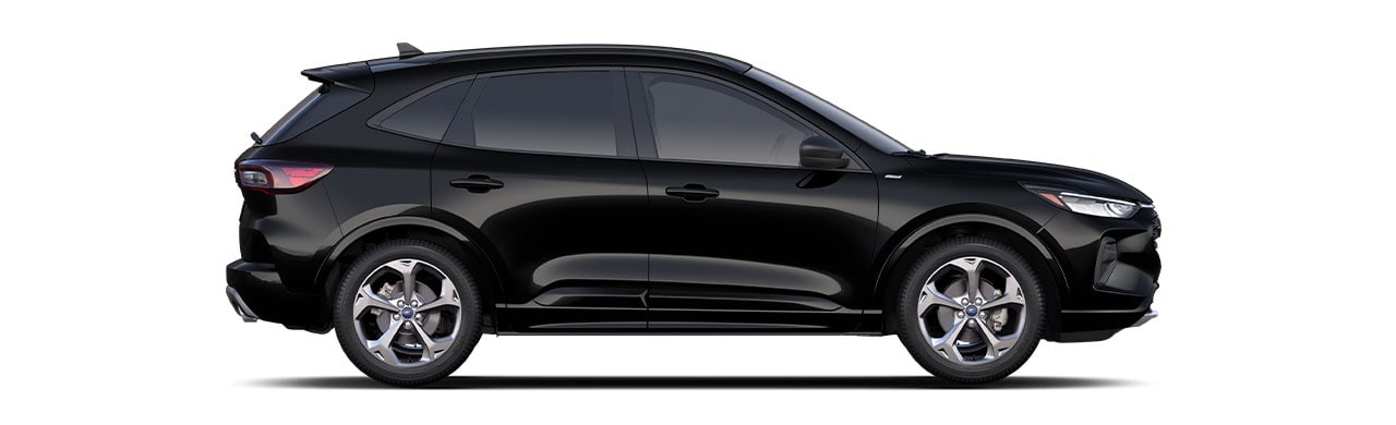 2023 Ford Escape Hybrid, Sporty Exterior Design SUV in Agate Black Metallic