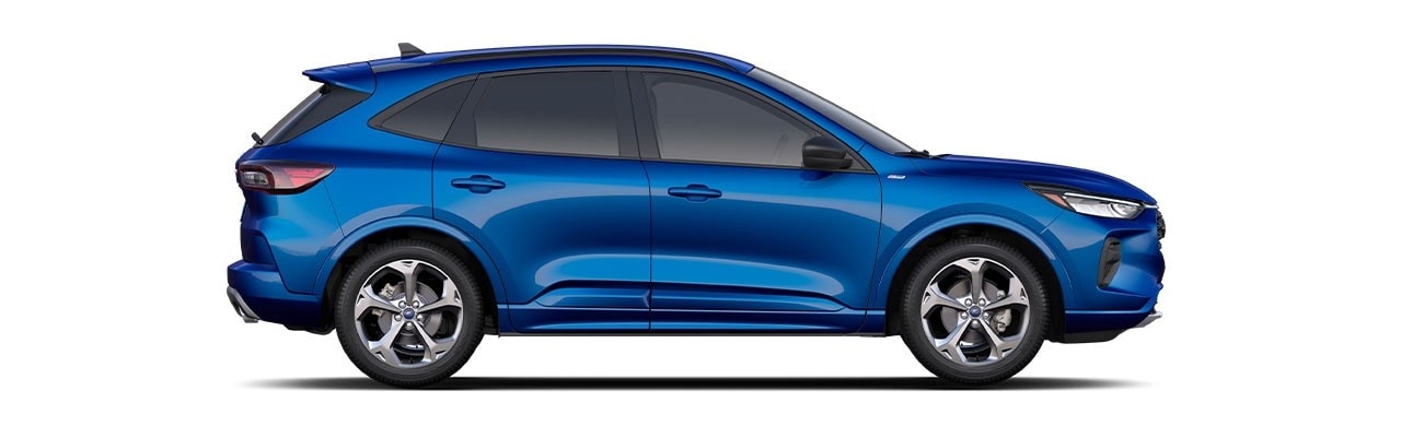 2023 Ford Escape Hybrid, Sporty Exterior Design SUV in Atlas Blue Metallic